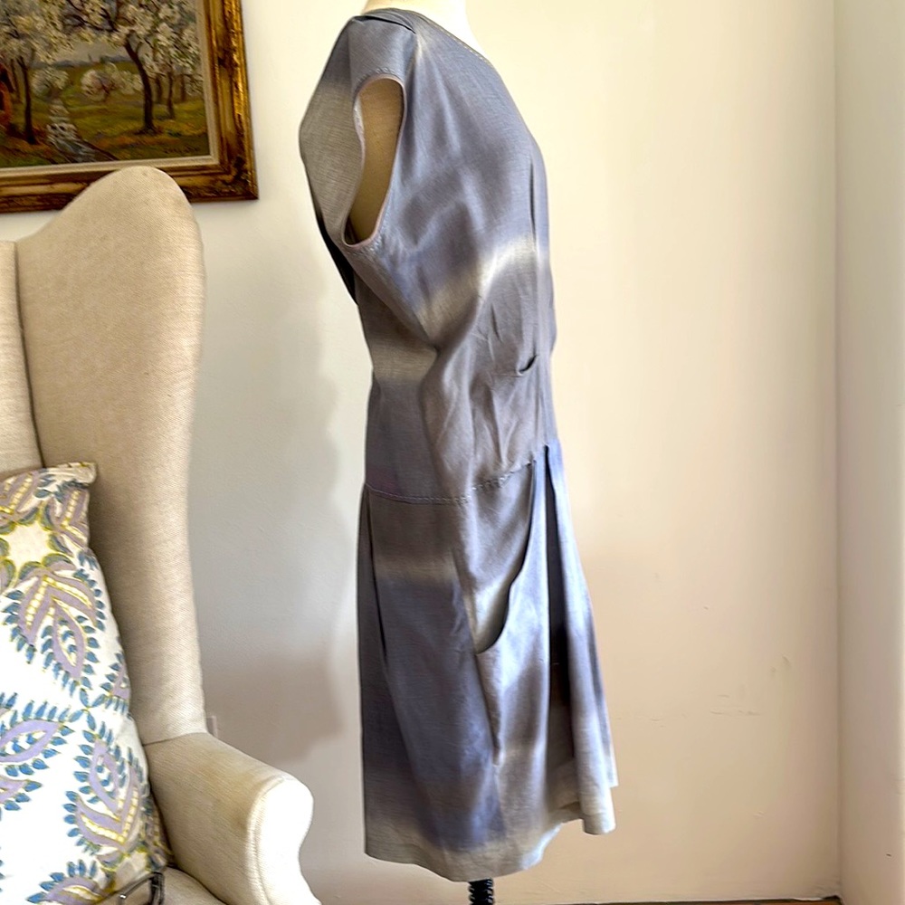 Italian Gunex Ombré Dress (Gunex manufacturers Brunello Cucinelli) fab fabric!